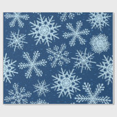 Snowflake patroon cadeaupapier (Vlak)