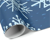 Snowflake patroon cadeaupapier (Rol Hoek)