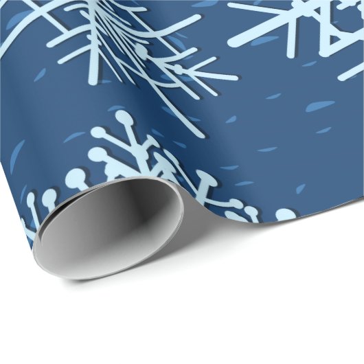 Snowflake patroon cadeaupapier (Rol Hoek)