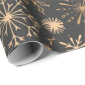 Snowflake patroon cadeaupapier (Rol Hoek)