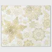 Snowflake patroon cadeaupapier (Vlak)