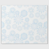 Snowflake patroon cadeaupapier (Vlak)