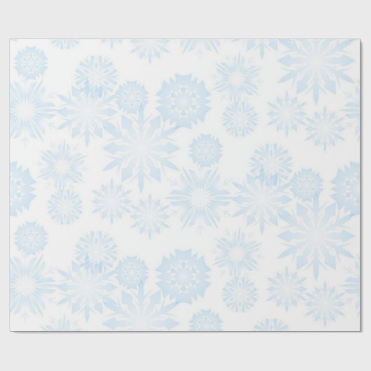 Snowflake patroon cadeaupapier (Vlak)