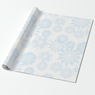 Snowflake patroon cadeaupapier