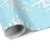 Snowflake patroon cadeaupapier (Rol Hoek)