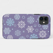 Snowflake patroon Case-Mate iPhone case (Achterkant (horizontaal))