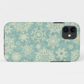 Snowflake patroon Case-Mate iPhone case (Achterkant (horizontaal))