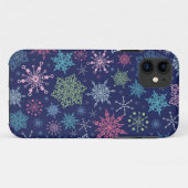 Snowflake patroon Case-Mate iPhone case (Achterkant (horizontaal))