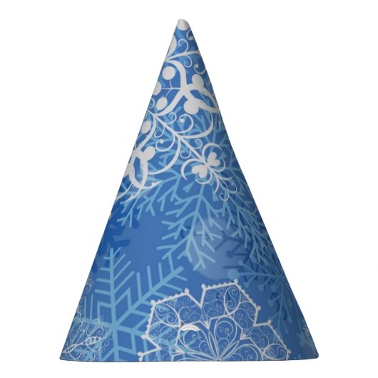 Snowflake patroon feesthoedjes (Rechts)