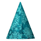 Snowflake patroon feesthoedjes (Achterkant)