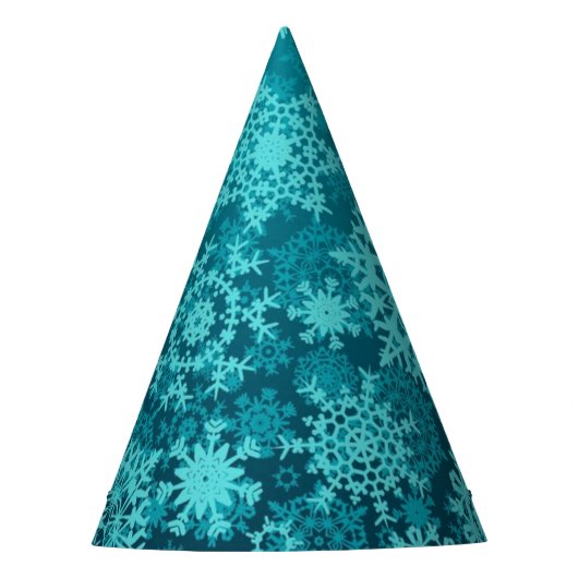 Snowflake patroon feesthoedjes (Voorkant)