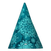 Snowflake patroon feesthoedjes (Rechts)