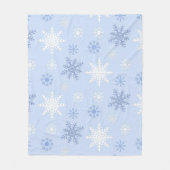 Snowflake patroon fleece deken (Voorkant)