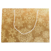 Snowflake patroon groot cadeauzakje (Voorkant)