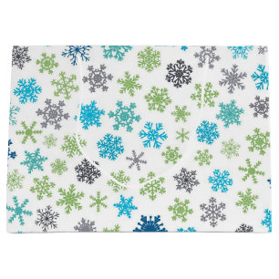 Snowflake patroon groot cadeauzakje