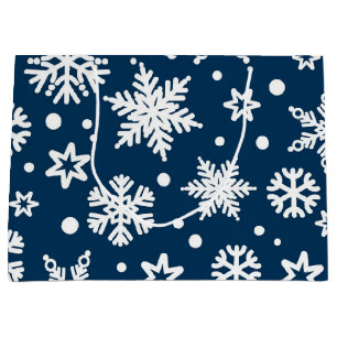 Snowflake patroon groot cadeauzakje