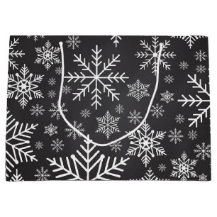 Snowflake patroon groot cadeauzakje