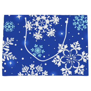 Snowflake patroon groot cadeauzakje