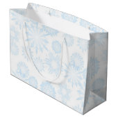 Snowflake patroon groot cadeauzakje (Achterkant Gekanteld)