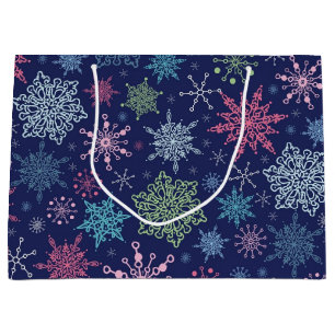 Snowflake patroon groot cadeauzakje