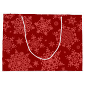 Snowflake patroon groot cadeauzakje (Achterkant)