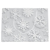 Snowflake patroon groot cadeauzakje (Voorkant)