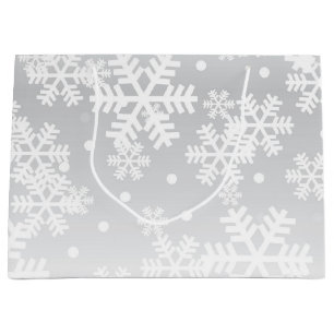 Snowflake patroon groot cadeauzakje
