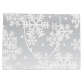 Snowflake patroon groot cadeauzakje (Achterkant)