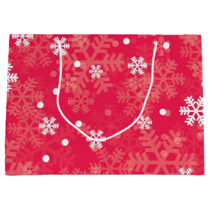 Snowflake patroon groot cadeauzakje