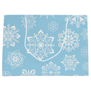 Snowflake patroon groot cadeauzakje