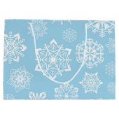Snowflake patroon groot cadeauzakje (Achterkant)