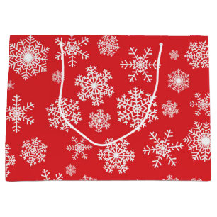 Snowflake patroon groot cadeauzakje