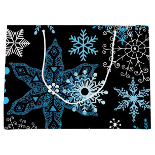 Snowflake patroon groot cadeauzakje