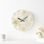 Snowflake patroon grote klok (Huis)