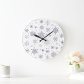 Snowflake patroon grote klok (Huis)