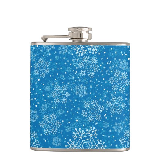 Snowflake patroon heupfles (Voorkant)