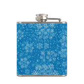 Snowflake patroon heupfles (Achterkant)