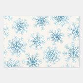 Snowflake patroon inpakpapier vel (Voorkant 2)