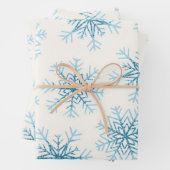 Snowflake patroon inpakpapier vel (In situ)