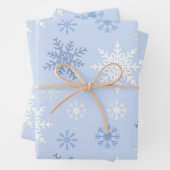 Snowflake patroon inpakpapier vel (In situ)