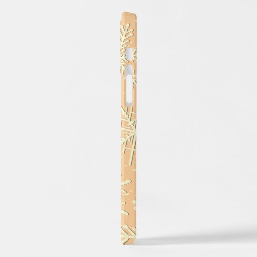 Snowflake patroon iPhone hoesje (Linkerkant)