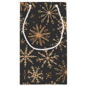 Snowflake patroon klein cadeauzakje (Achterkant)