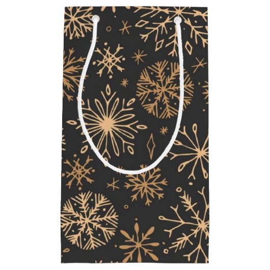 Snowflake patroon klein cadeauzakje (Voorkant)