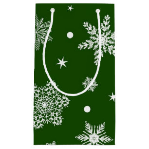 Snowflake patroon klein cadeauzakje