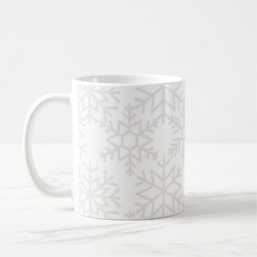 Snowflake patroon koffiemok (Links)