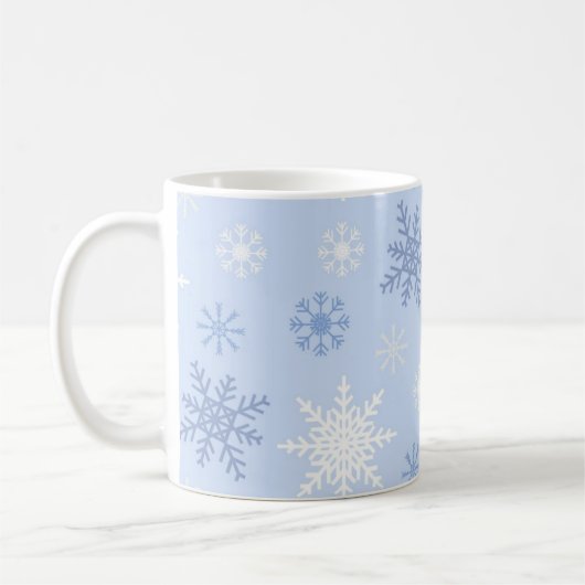 Snowflake patroon koffiemok (Links)