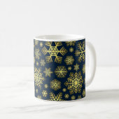 Snowflake patroon koffiemok (Voorkant rechts)