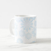Snowflake patroon koffiemok (Voorkant links)