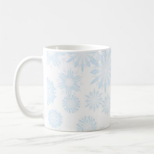 Snowflake patroon koffiemok (Links)