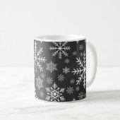 Snowflake patroon koffiemok (Voorkant rechts)